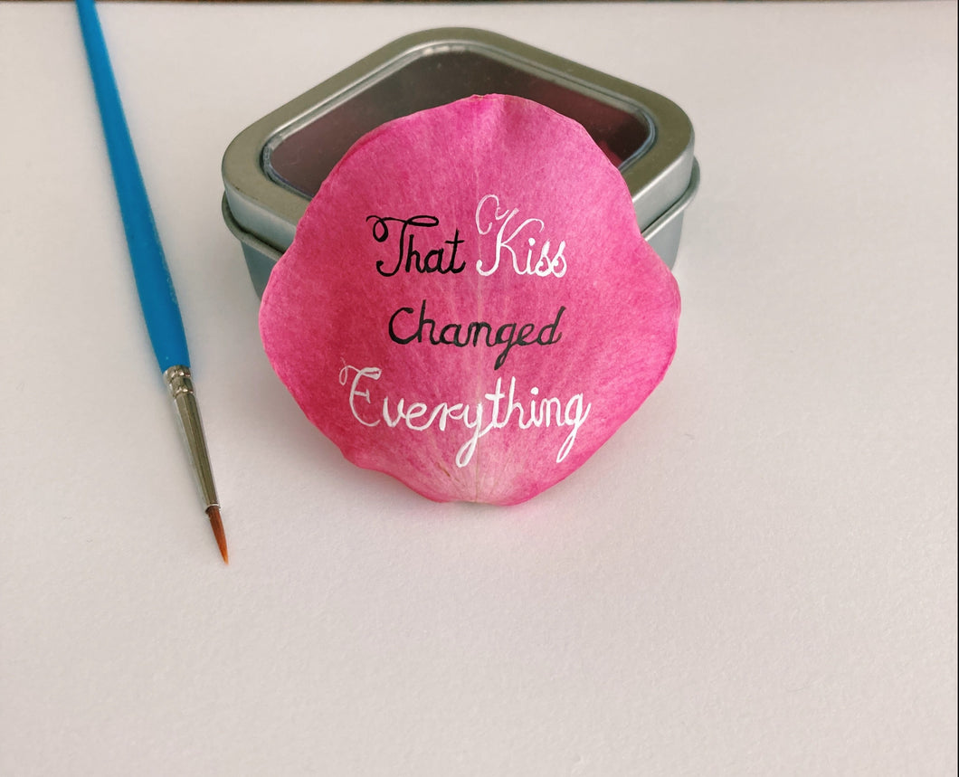 Personalized Phrase for Preserved Rose Petal